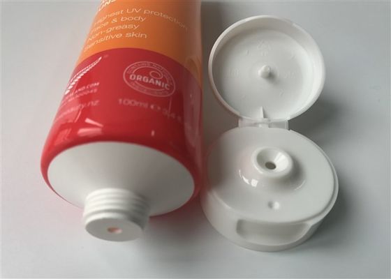 Oasis Sun Cosmetic Tube Packaging Diameter 40mm Milk White 100ml Glossy Full Version