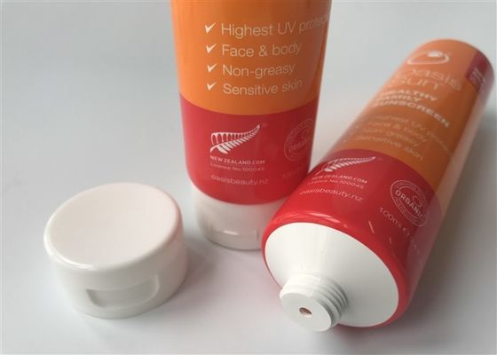 Oasis Sun Cosmetic Tube Packaging Diameter 40mm Milk White 100ml Glossy Full Version