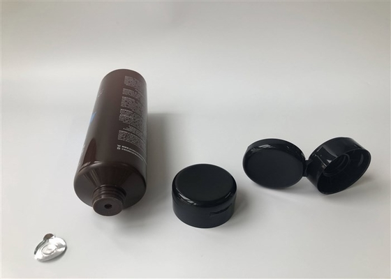 200ml Dia50 Protein Masque Brown Color Bottle Tube Packaging Silk Print Arc Shaped