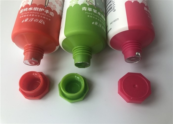 Diameter 35mm Skin Cream Packaging White Tube Series 8 Color Offset With Octagon Cover