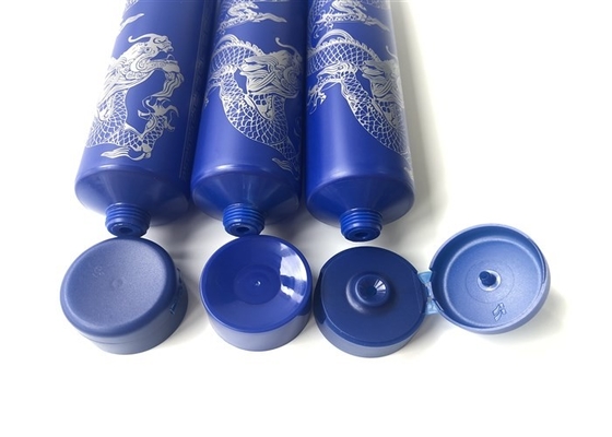 Diameter 50mm tinted silk screen dragon blue hose hot stamping silver ASTA series with frosted flip