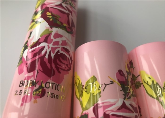 75ml Hand Cream Tube Packaging 5 Layer Tail Open Flower Offset Printing