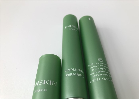 Needle Nozzle Airless Tubes Cosmetic 15g , Long Nose Cap Empty Plastic Tubes